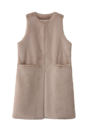 レモンプレット/LemonpletのFAUX FUR MRD LAON VEST(110800/110806)