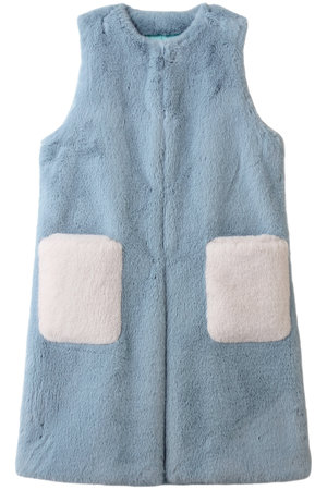 レモンプレット/LemonpletのFAUX FUR CIEL VEST(110800/110806)