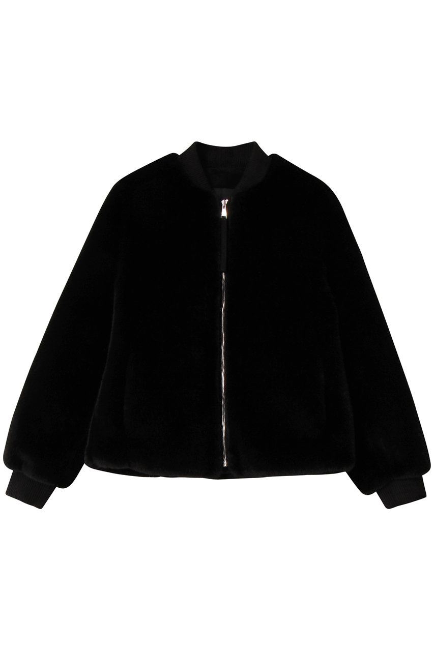 Lemonplet FAUX FUR LAURENT JACKET (ブラック, M) レモンプレット ELLE SHOP Lemonplet FAUX FUR LAURENT JACKET (ブラック, M) レモンプレット ELLE SHOP