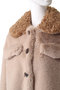 FAUX FUR OURSON JACKET レモンプレット/Lemonplet