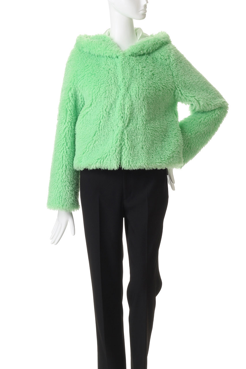 Lemonplet(レモンプレット)｜FAUX FUR BIEN HOODED SHORT JACKET