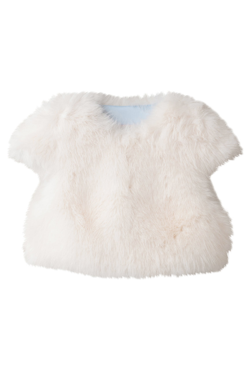 Lemonplet(レモンプレット)｜FAUX FUR ASPEN CROP JACKET/SNOW WHITE