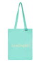 LUMIE LOGO CANVAS BAG レモンプレット/Lemonplet ターコイズ×アイボリー