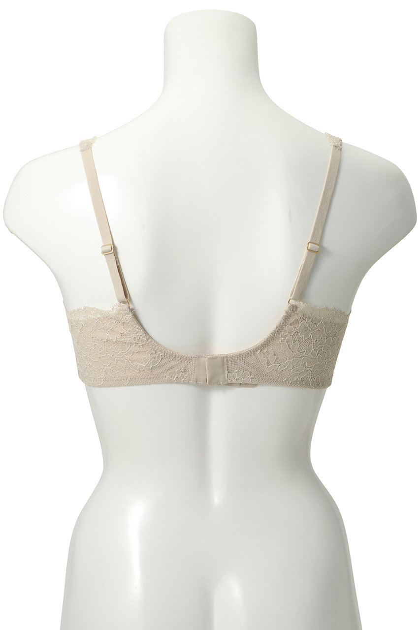 Yue(ユエ)｜(C90）リバーレース フルカップブラ/シアーベージュ