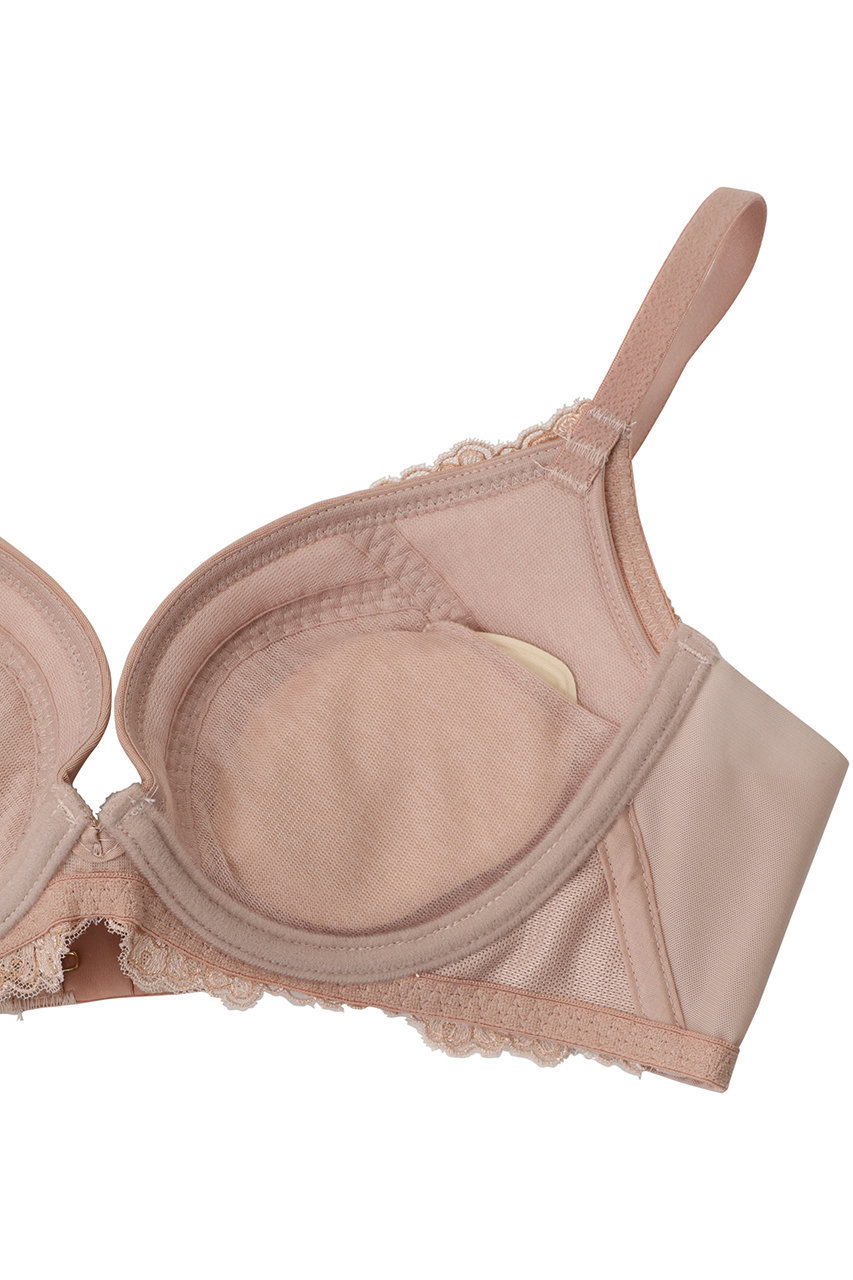 Yue ニットをきれいに着こなせるブラジャー 3/4 F70 ブルー Yue ニットをきれいに着こなせるブラジャー 3/4 F70 ブルー Yue