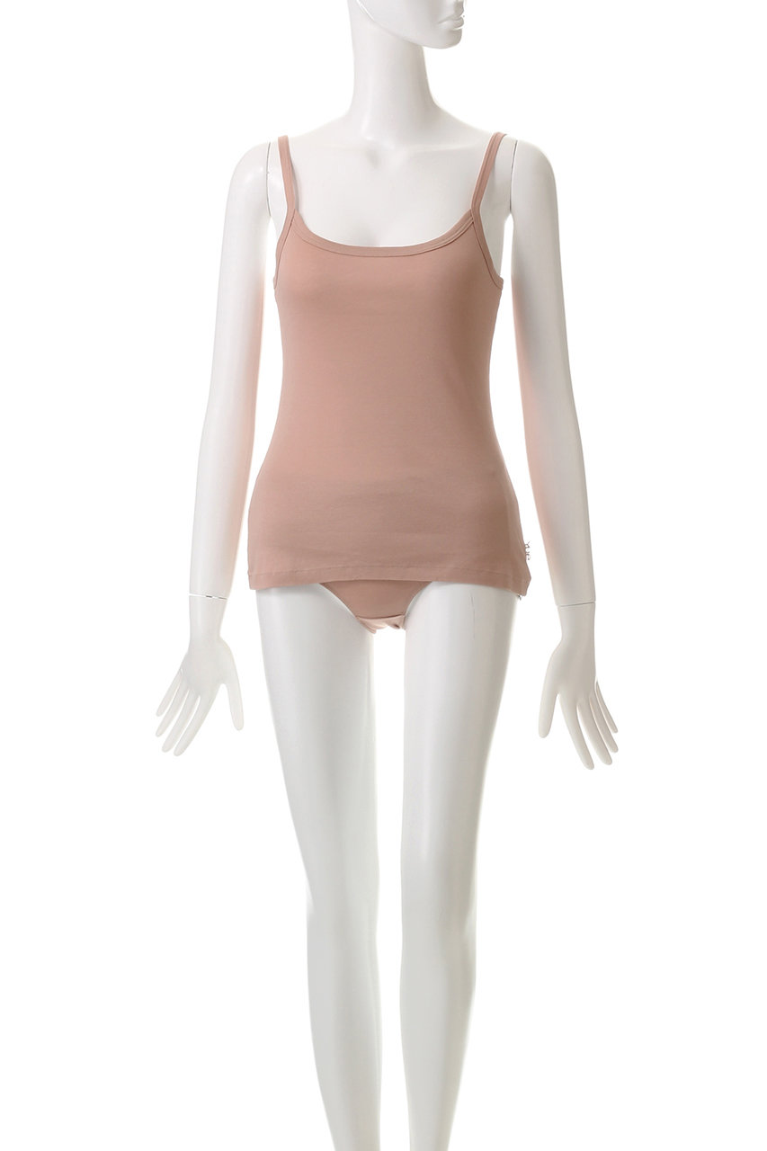 Yue(ユエ)｜コットン100％ キャミソール/ブラック の通販｜ELLESHOP