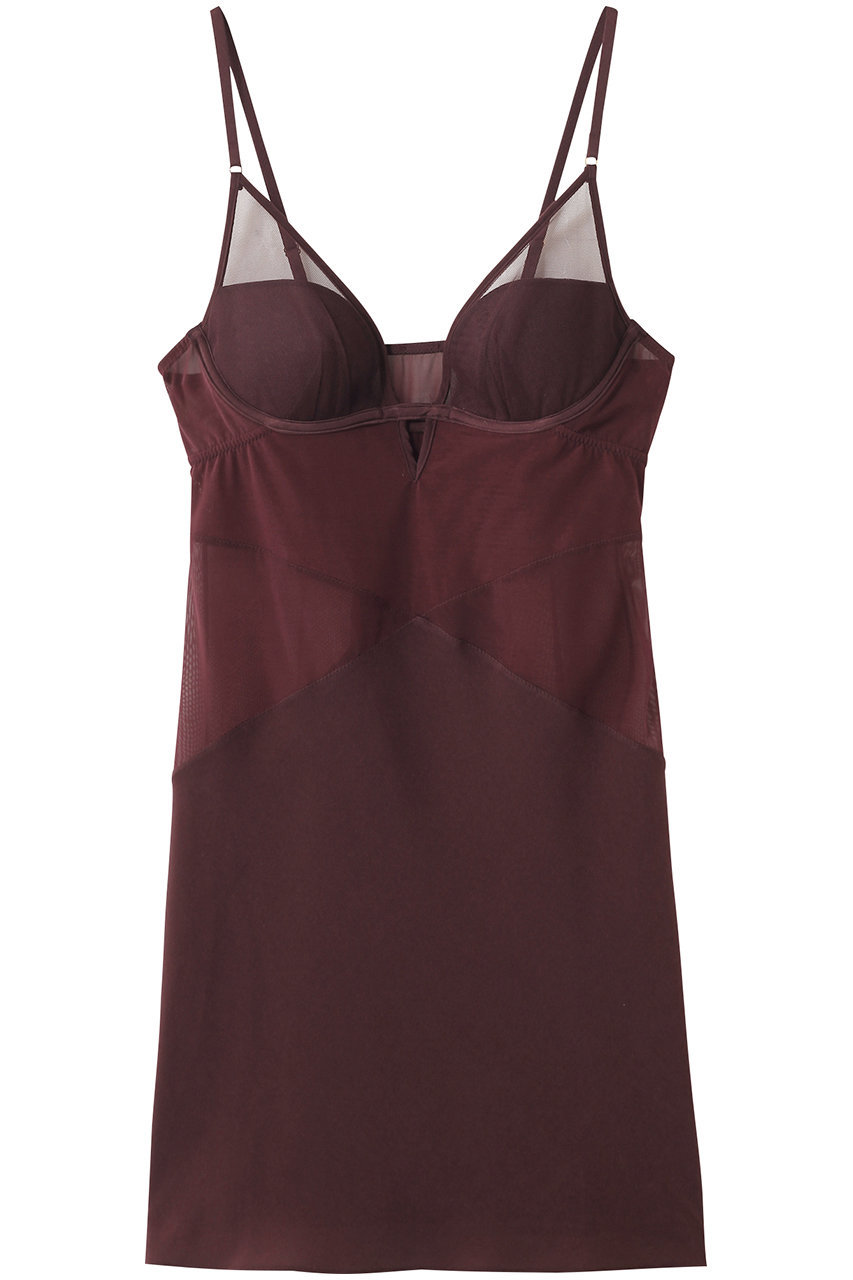 ユエ/Yueの【FETICO×Yue】ワイヤー入りカップ付きロングキャミソール(ワイン/JJP575)