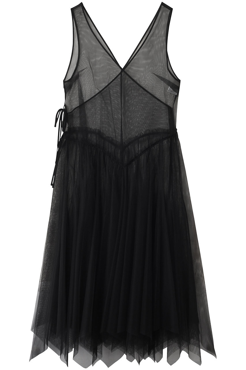 【FETICO×Yue】マキシ丈のカシュクールワンピース