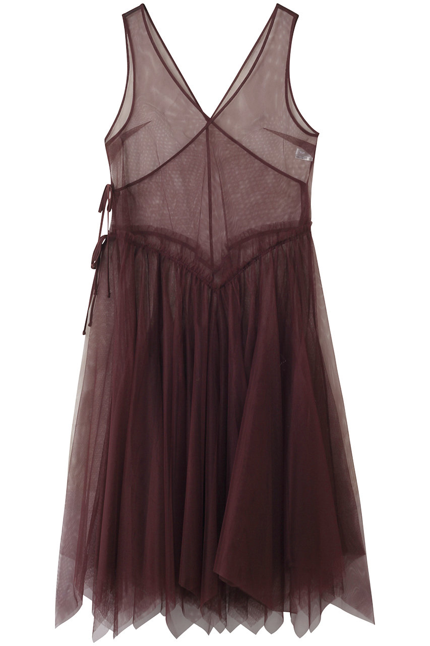 【FETICO×Yue】マキシ丈のカシュクールワンピース