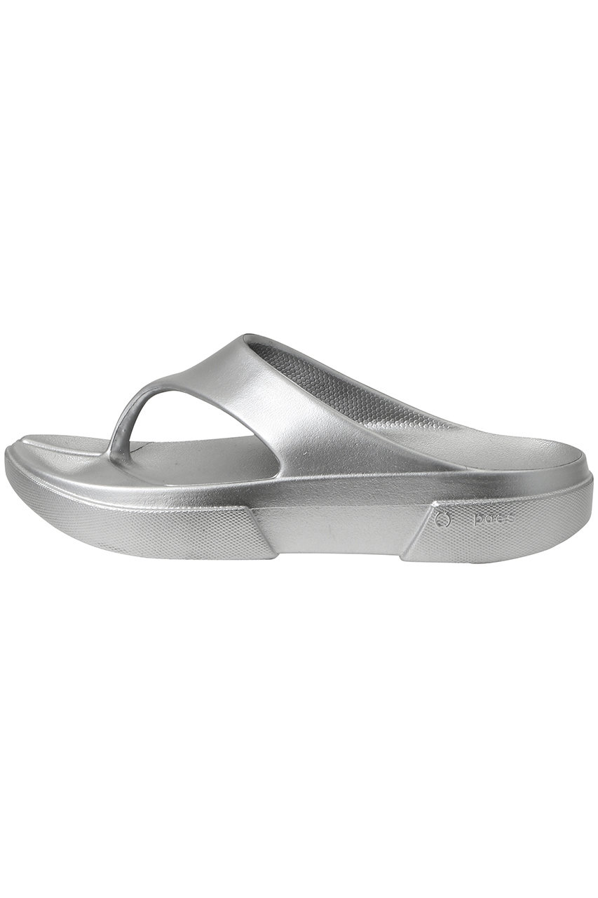 【新品未使用】PAES Flipflop サンダル 24cm シルバー PAES ペイズ サンダル リカバリーサンダル レディース FLIP FLOP