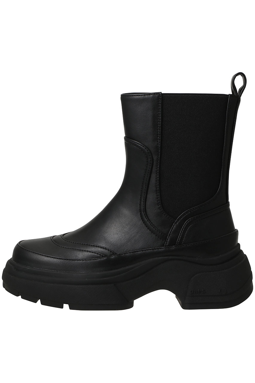 PAES Leather Boots (ブラック, 23cm) ペイズ ELLE SHOP PAES Leather Boots (ブラック, 23cm) ペイズ ELLE SHOP