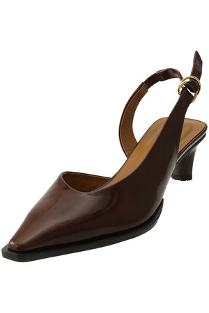 リュニック エ モア/L'unique et moiの【ELLE SHOP限定】Mode バックストラップパンプス(130100/130103)