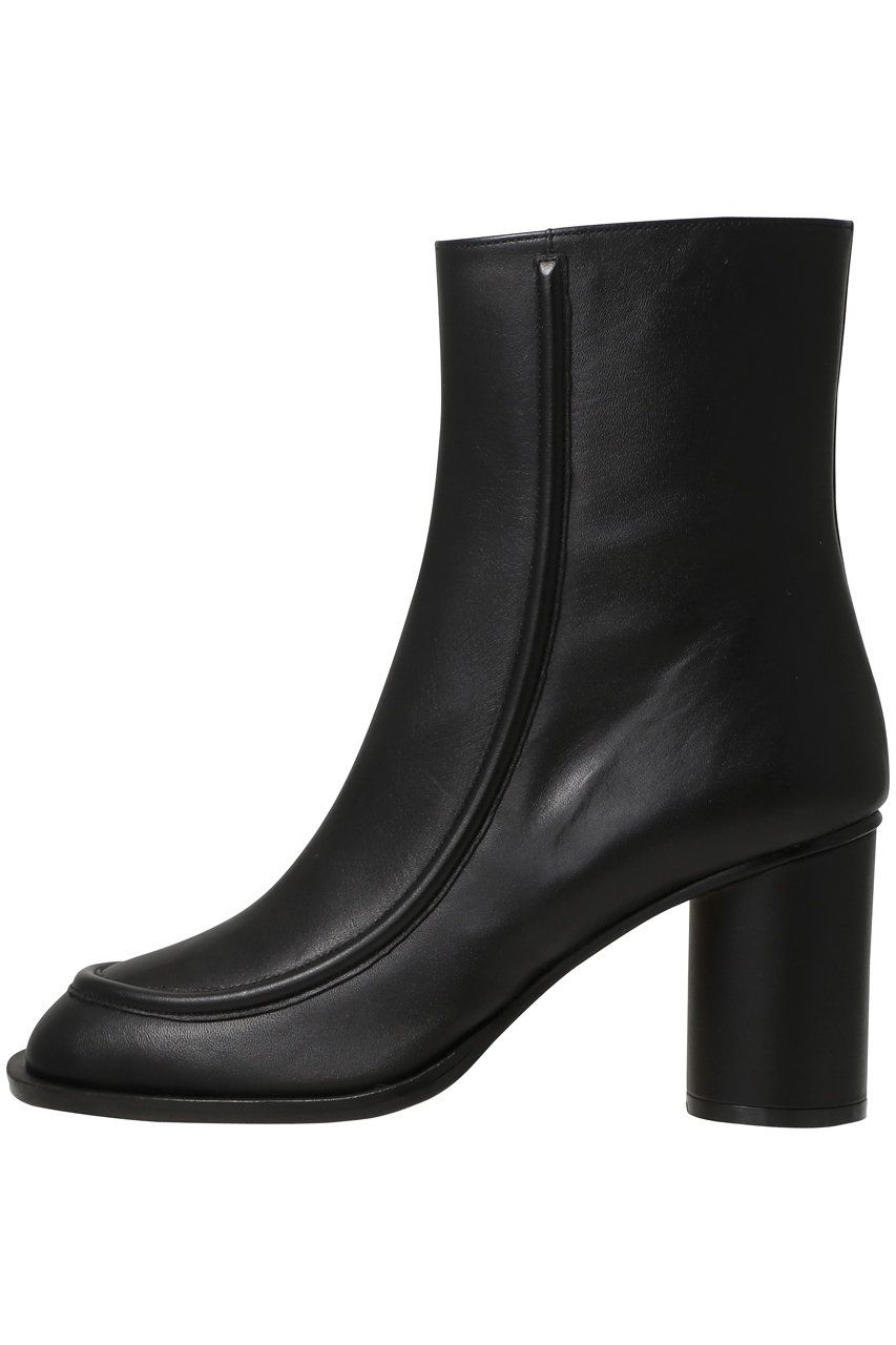 L'unique et moi Vivienne II ショートブーツ (ブラック, 23.5cm) リュニック エ モア ELLE SHOP