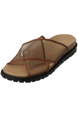 リュニック エ モア/L'unique et moiの【予約販売】Clair チュールクロスベルトサンダル(130200/130204)