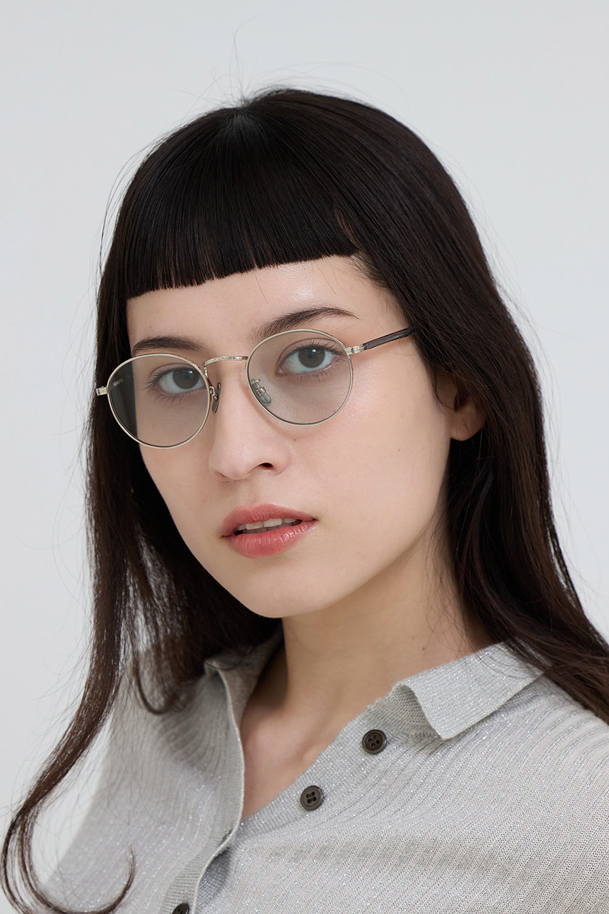 NOCHINO OPTICAL KYOKUSUI #1 調光 KYOKUSUI #1. PLUTINUM SILVER FLAME × CLEAR to GREY (調光