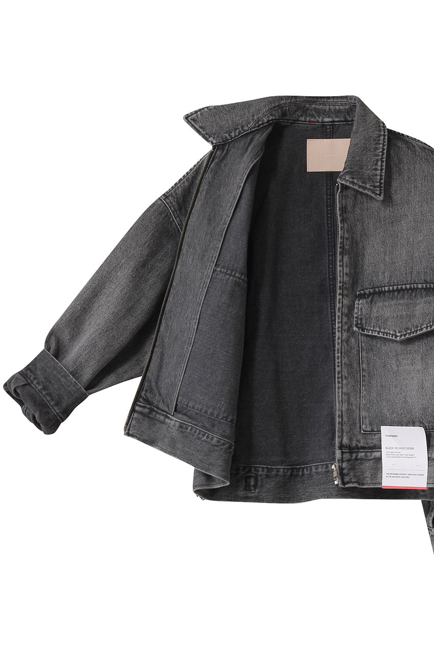 Graphpaper(グラフペーパー)｜Selvage Denim Zip Jacket