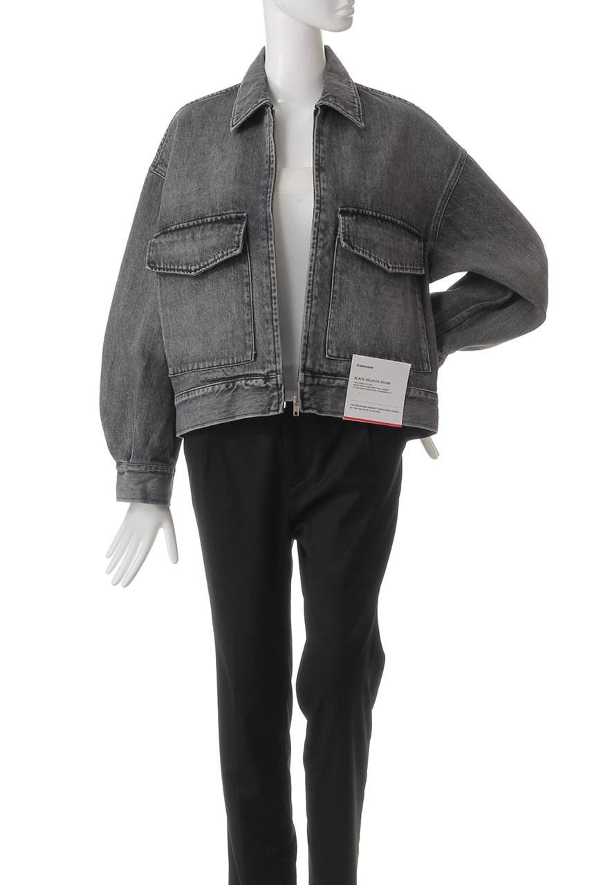 Graphpaper(グラフペーパー)｜Selvage Denim Zip Jacket