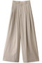 Silk Noil Viscose Two Tuck Wide Pants/パンツ グラフペーパー/Graphpaper ベージュ