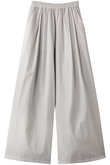Silicon Poplin Two Tuck Wide Pants/パンツ