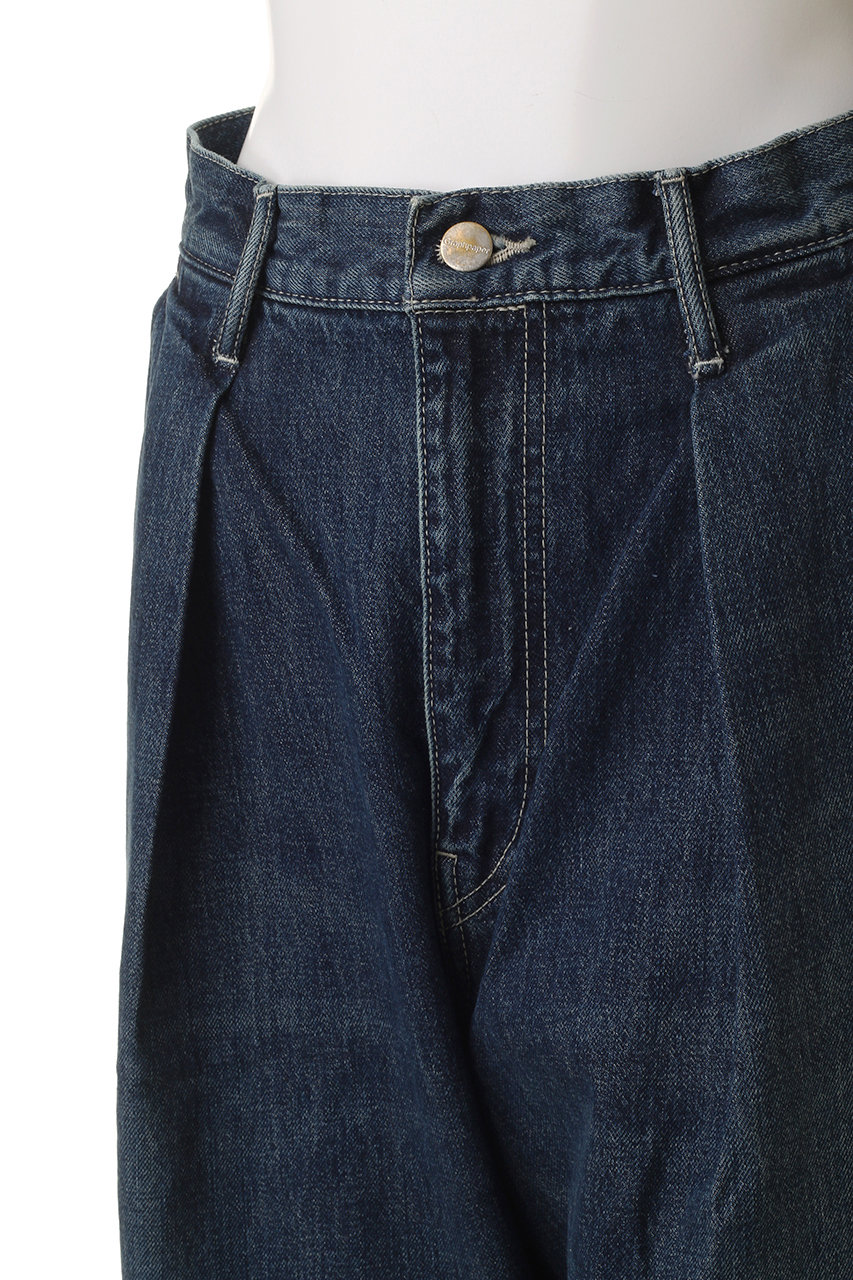 Graphpaper(グラフペーパー)｜Selvage Denim Two Tuck Wide Pants