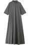 Fine Smooth Mock Neck Panel Line Dress/ドレス・ワンピース グラフペーパー/Graphpaper グレー