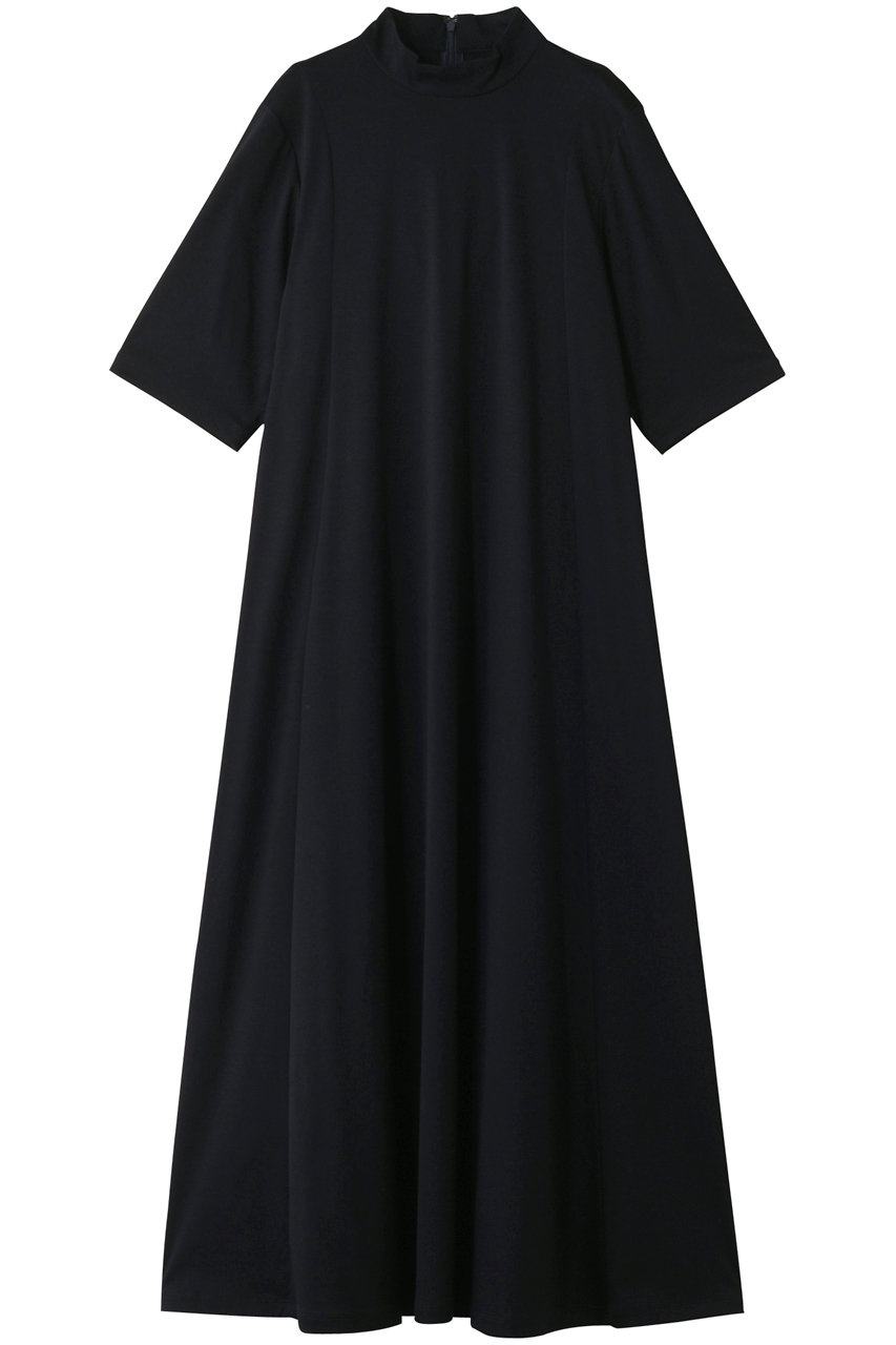 Graphpaper Fine Smooth Mock Neck Panel Line Dress/ドレス・ワンピース (ネイビー, 00) グラフペーパー ELLE SHOP Graphpaper Fine Smooth Mock Neck Panel Line Dress/ドレス・ワンピース (ネイビー, 00) グラフペーパー ELLE SHOP