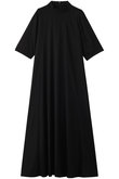 Fine Smooth Mock Neck Panel Line Dress/ドレス・ワンピース