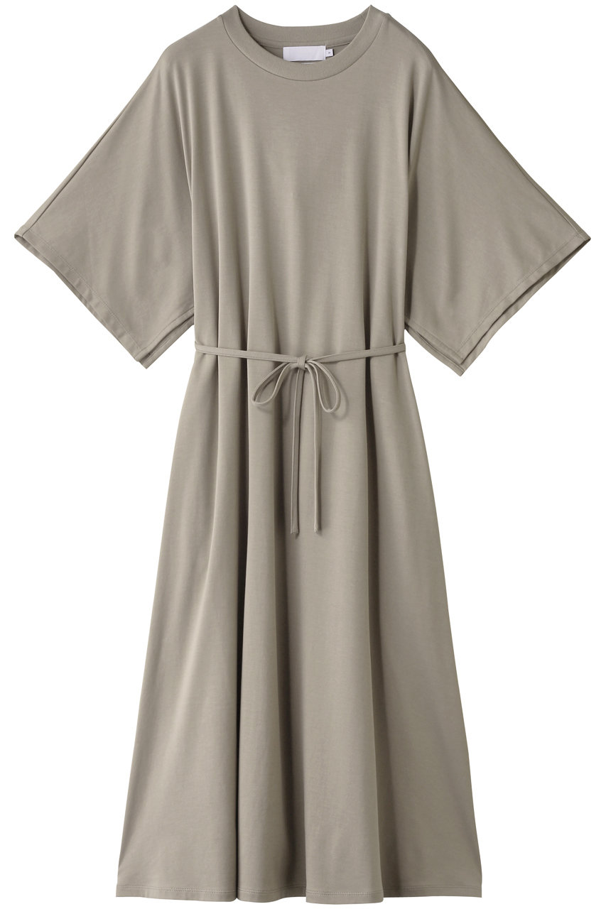 Graphpaper Tri Spun Cotton Kimono Sleeve Dress/ドレス・ワンピース (グレージュ, 00) グラフペーパー ELLE SHOP Graphpaper Tri Spun Cotton Kimono Sleeve Dress/ドレス・ワンピース (グレージュ, 00) グラフペーパー ELLE SHOP