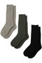 Graphpaper 3-Pack Socks グラフペーパー/Graphpaper アソート