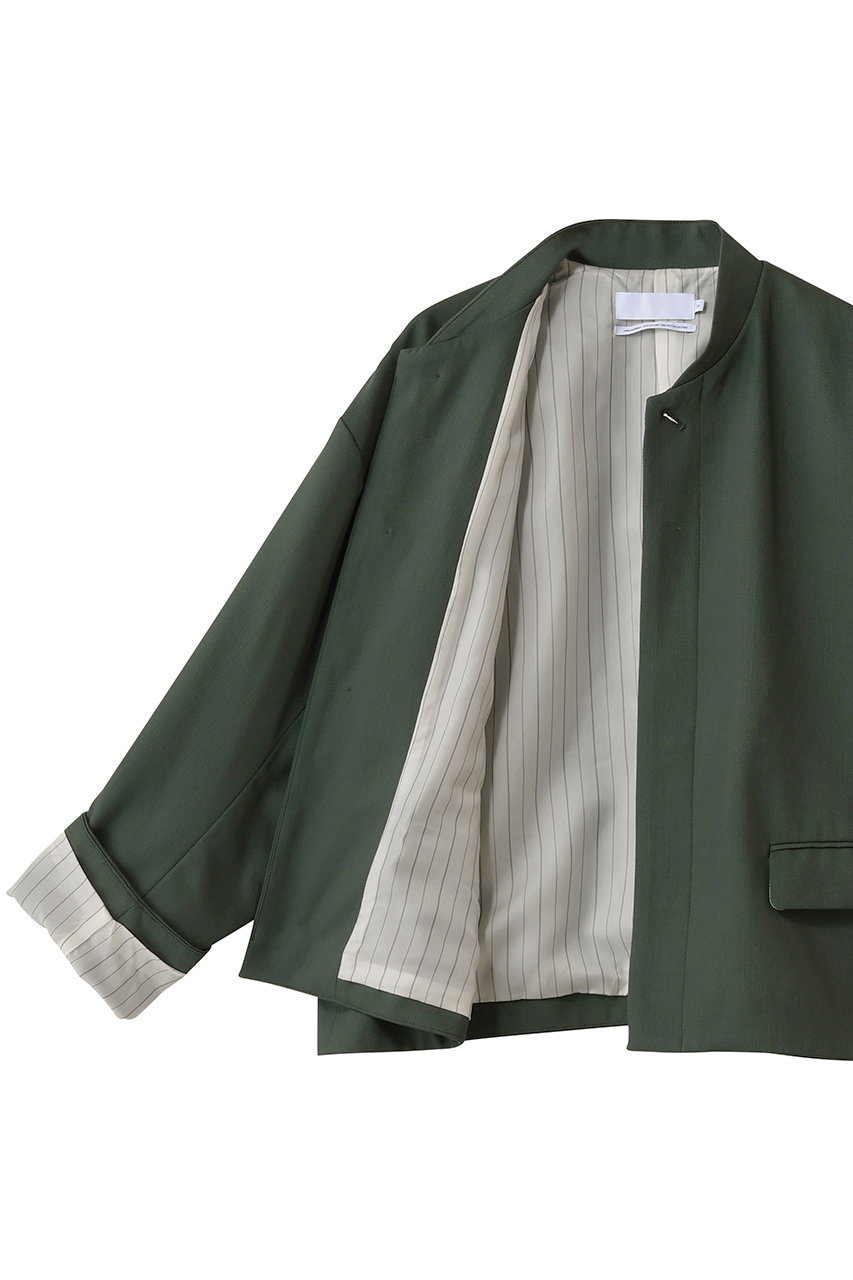 Graphpaper(グラフペーパー)｜Techno Wool Nylon Stand Collar Short