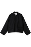 Techno Wool Nylon Stand Collar Short Jacket/ショートジャケット