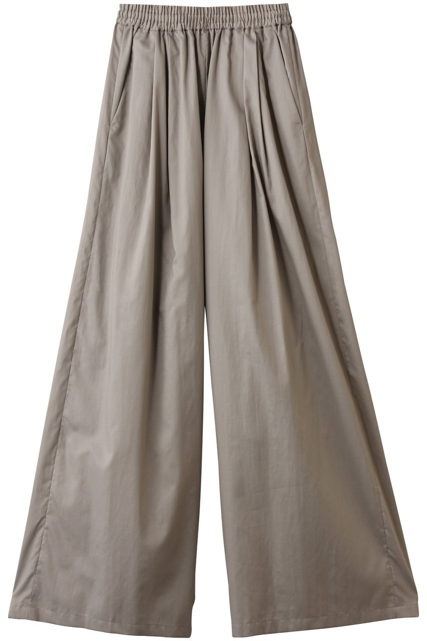 Graphpaper Silicon Poplin Two Tuck Easy Wide Pants/ワイドパンツ (グレージュ, 00) グラフペーパー ELLE SHOP Graphpaper Silicon Poplin Two Tuck Easy Wide Pants/ワイドパンツ (グレージュ, 00) グラフペーパー ELLE SHOP