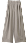Techno Wool Nylon Two Tuck Wide Pants/ワイドパンツ