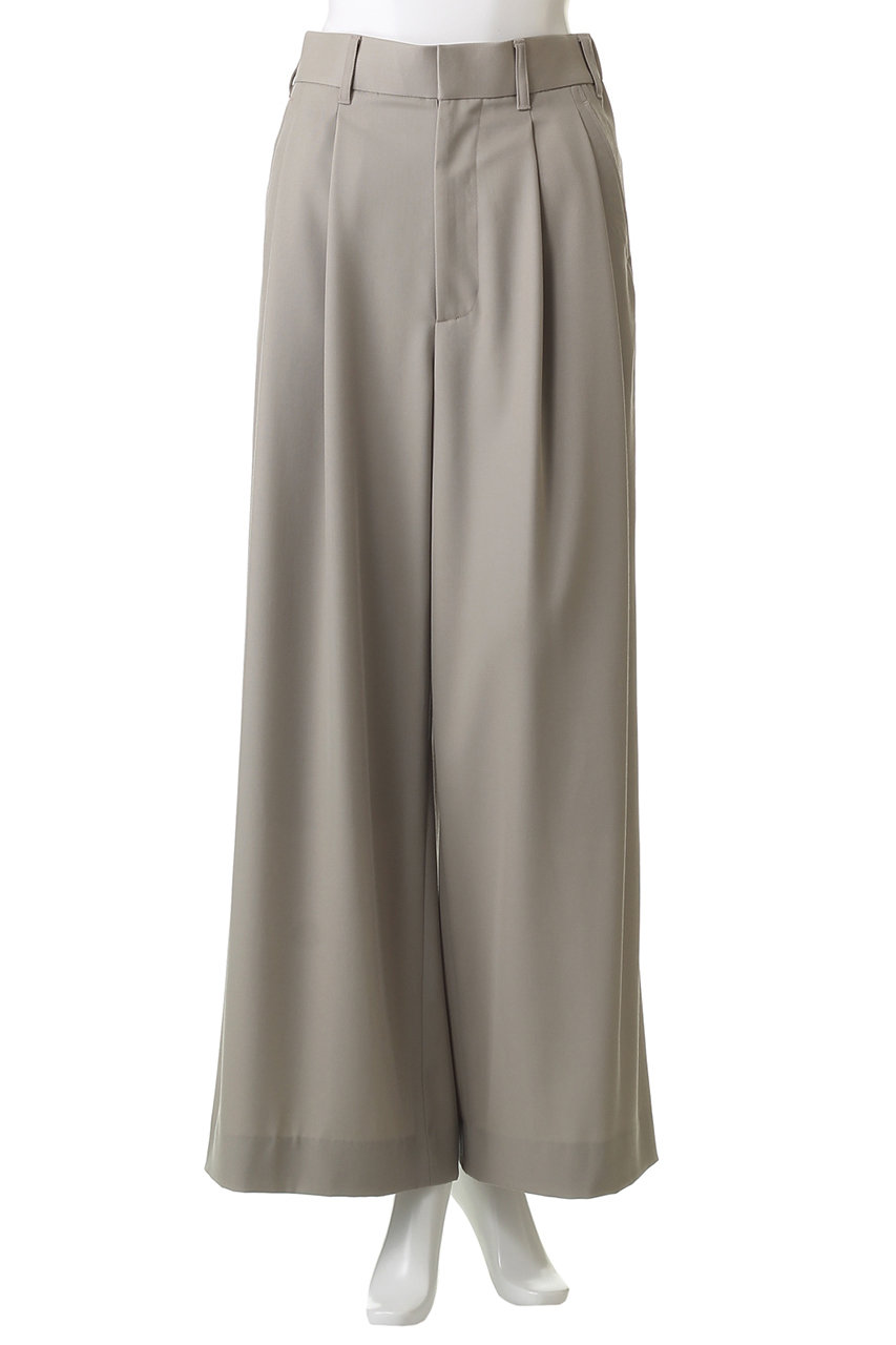 Graphpaper(グラフペーパー)｜Techno Wool Nylon Two Tuck Wide Pants