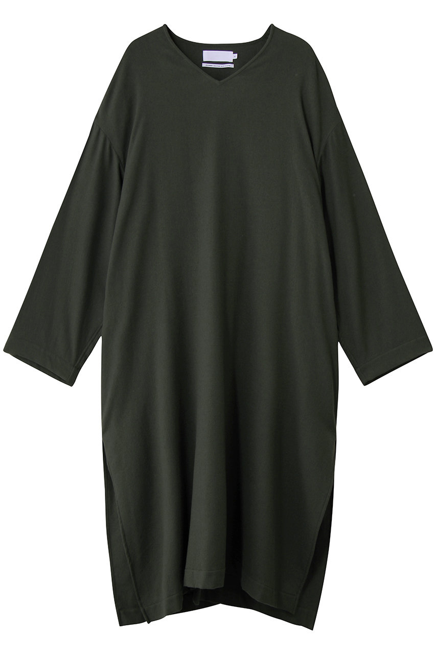 Graphpaper Extra Fine Wool Viyella Caftan/カフタン・ワンピース (グリーン, 00) グラフペーパー ELLE SHOP Graphpaper Extra Fine Wool Viyella Caftan/カフタン・ワンピース (グリーン, 00) グラフペーパー ELLE SHOP