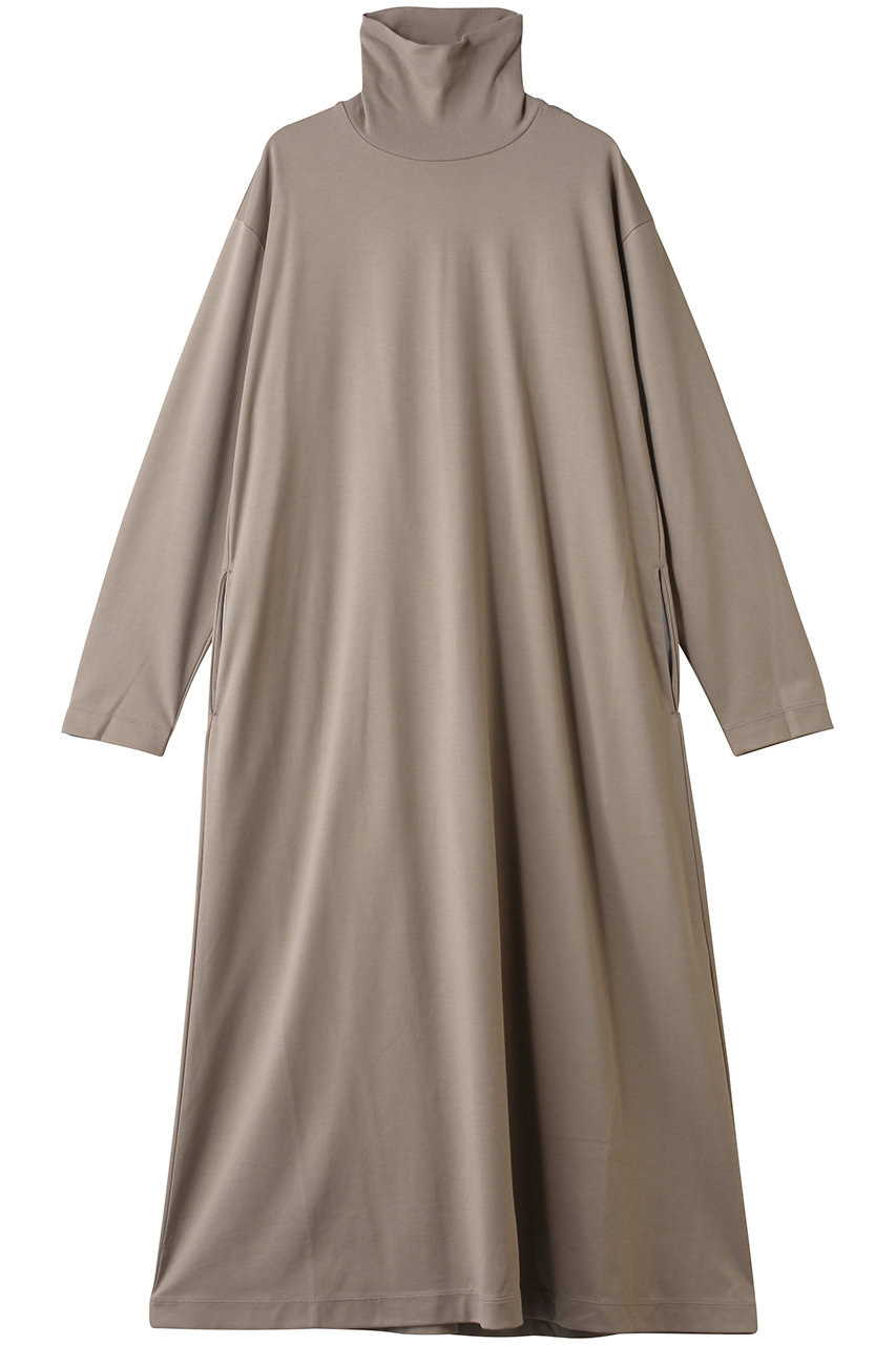 Graphpaper Brushed Mockrody High Neck Dress/ドレス・ワンピース (グレージュ, 0) グラフペーパー ELLE SHOP Graphpaper Brushed Mockrody High Neck Dress/ドレス・ワンピース (グレージュ, 0) グラフペーパー ELLE SHOP