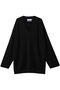 Mercerized Fine Wool Oversized V Neck Knit/ニット グラフペーパー/Graphpaper ブラック