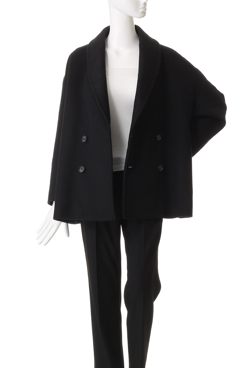 Graphpaper(グラフペーパー)｜Light Melton Shawl Collar Coat/コート
