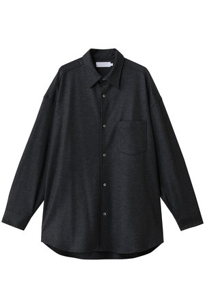 グラフペーパー/GraphpaperのWool Smooth Flannel Oversized Regular Collar Shirt/シャツ(110400/110403)