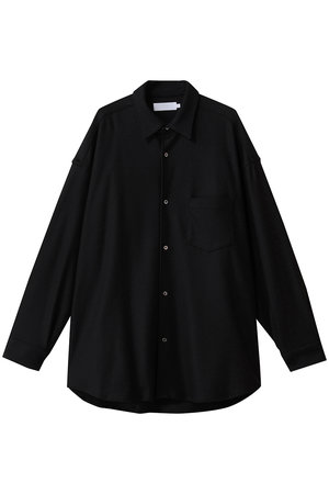 グラフペーパー/GraphpaperのWool Smooth Flannel Oversized Regular Collar Shirt/シャツ(110400/110403)