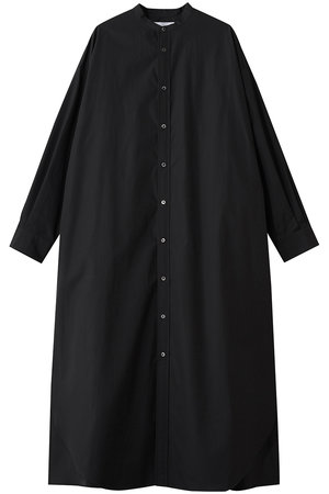グラフペーパー/GraphpaperのHigh Count Broad Oversized Band Collar Shirt Dress(110500/110503)