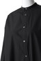 High Count Broad Oversized Band Collar Shirt Dress グラフペーパー/Graphpaper