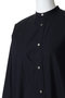 High Count Broad Oversized Band Collar Shirt Dress グラフペーパー/Graphpaper