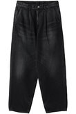 【UNISEX】Selvage Denim Two Tuck Tapered Pants