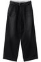【UNISEX】Selvage Denim Belted Pants グラフペーパー/Graphpaper BLACK_DARK FADE