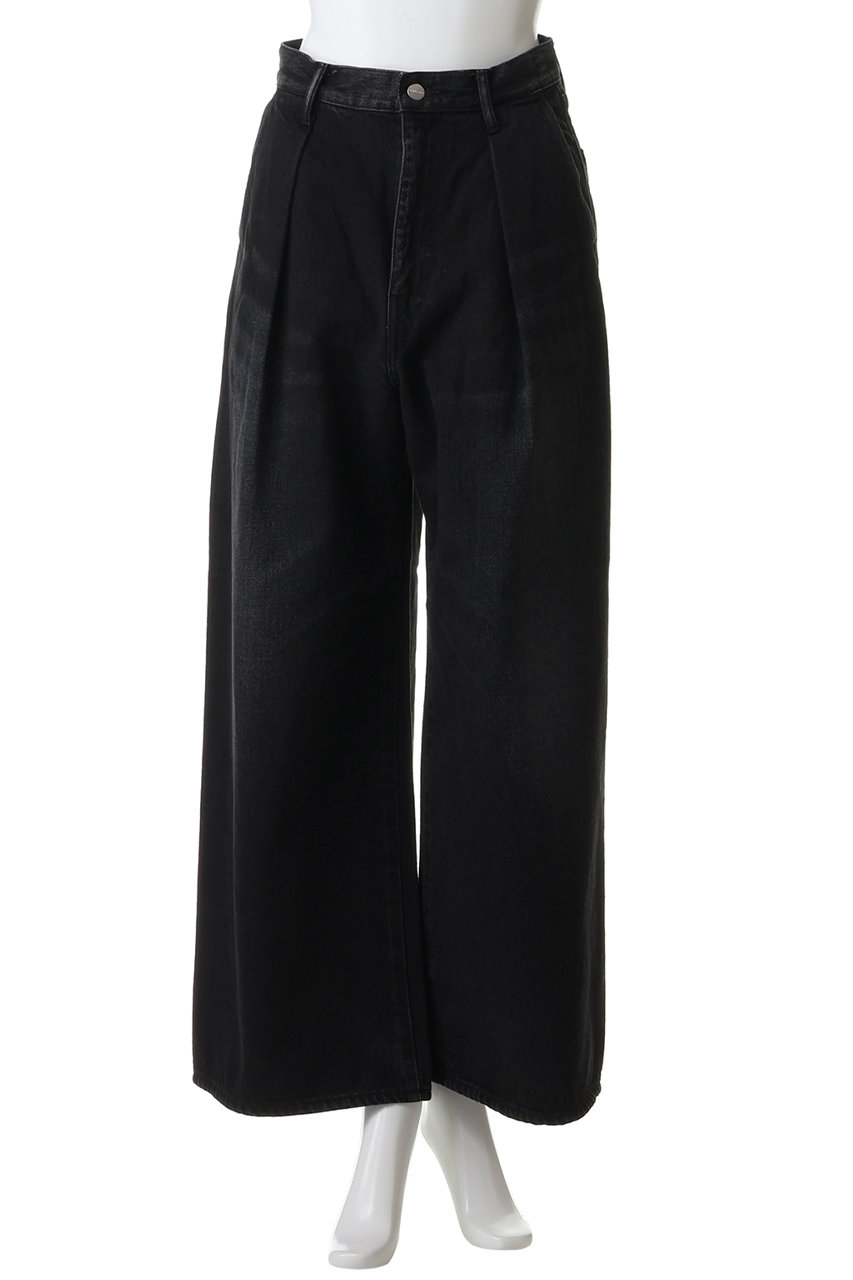 Graphpaper(グラフペーパー)｜Selvage Denim Two Tuck Wide Pants
