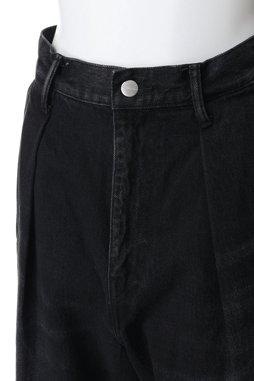 Graphpaper(グラフペーパー)｜Selvage Denim Two Tuck Wide Pants