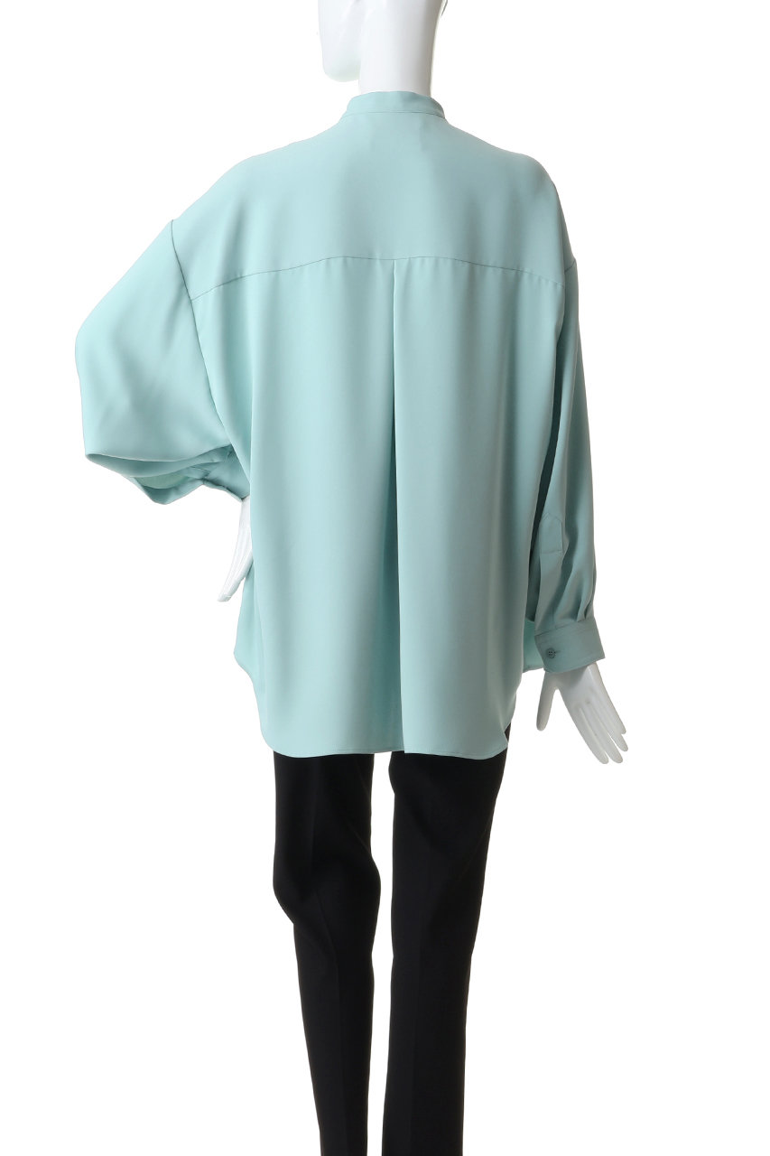 Graphpaper(グラフペーパー)｜Satin Oversized Band Collor Shirt