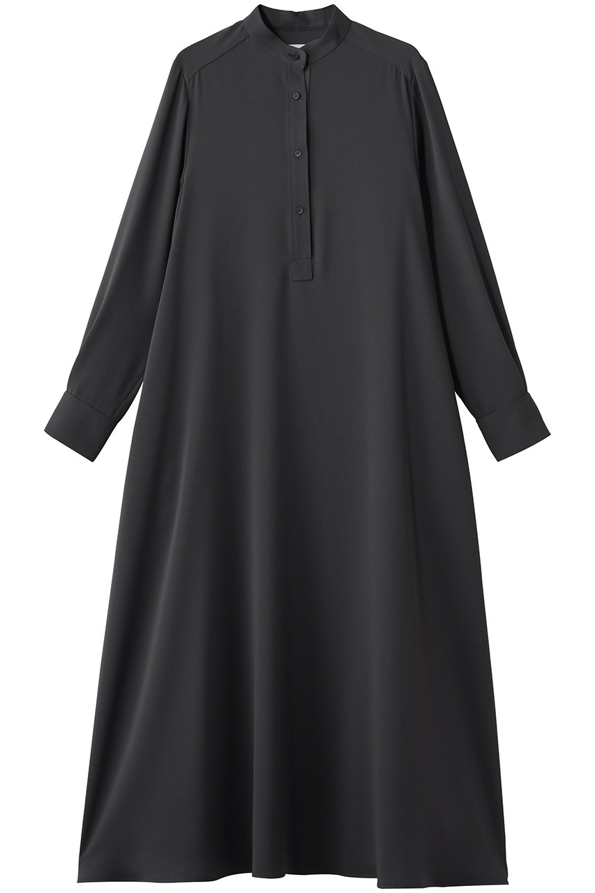 グラフペーパー/GraphpaperのSatin Band Collar Dress(C.GRAY/GL261-60074B)
