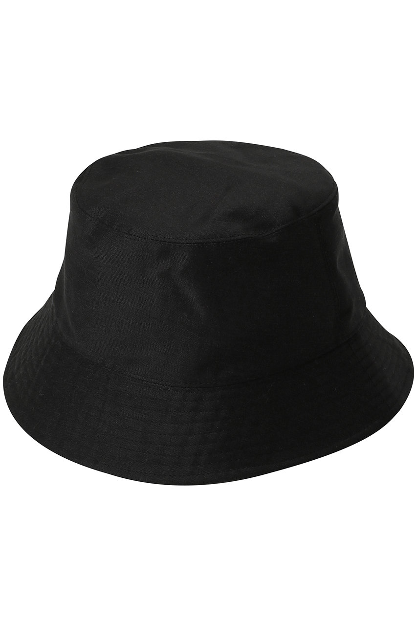 グラフペーパー/Graphpaperの【UNISEX】Linen Cupro Back Satin Bucket Hat(BLACK/GU261-90372)